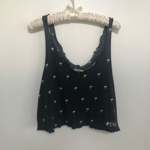 PINK Sleepwear Palm Tree Tank Top๐